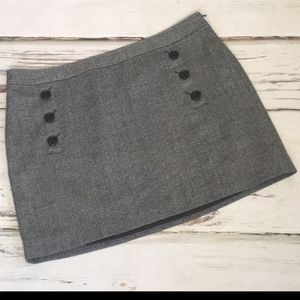 Banana Republic Pencil Skirt Wool Tweed Button 14